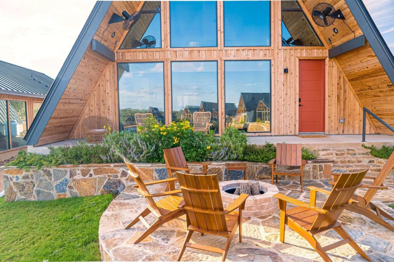 Gruene Daze Chalet - Stylish Aframe - Escape The Ordinary New Braunfels Exterior foto