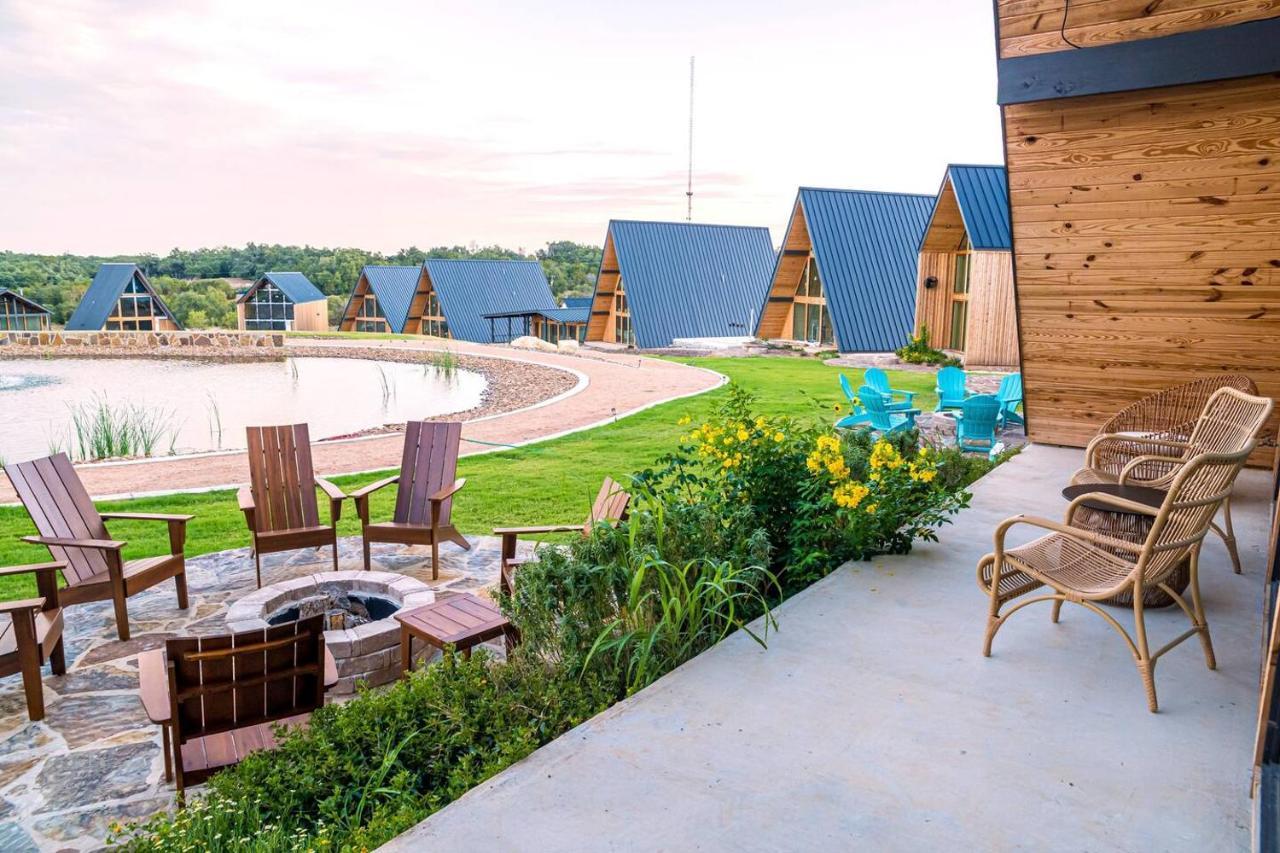 Gruene Daze Chalet - Stylish Aframe - Escape The Ordinary New Braunfels Exterior foto